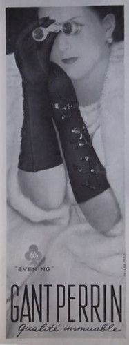 Werbung handschuh perrin night - werbung,